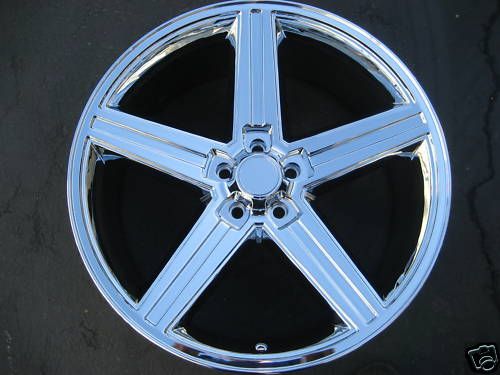 IROC Wheels 22 Lot of 4 New Wheels Chrome 5x4 75 22x9 5