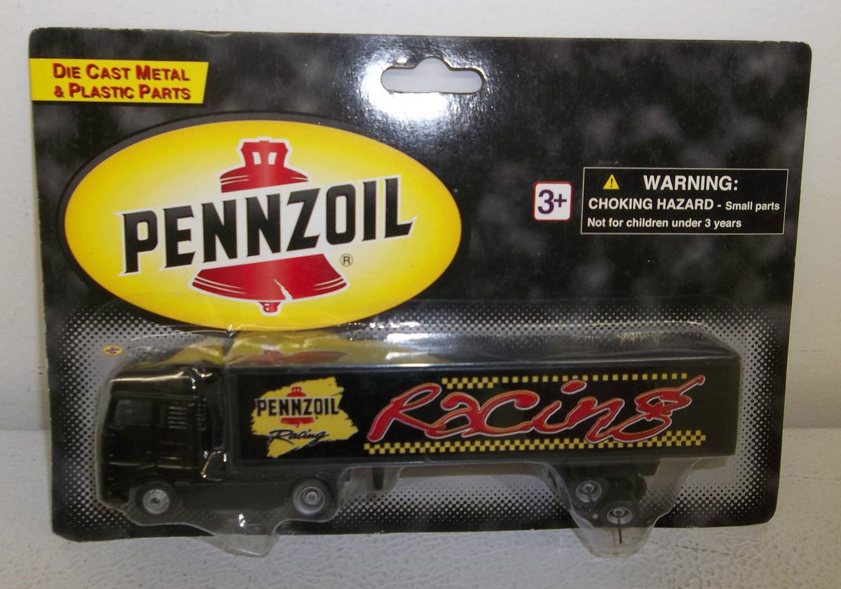 2005 Golden Wheels Diecast 1 87 Scale Pennzoil Racing Tanker Truck