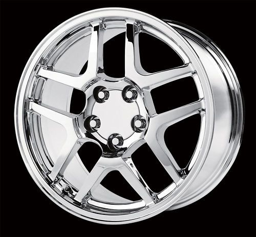 Four C5 Z06 18x9 5 Chrome Wheels 88 89 90 91 92 93 94 95 96 Vette New