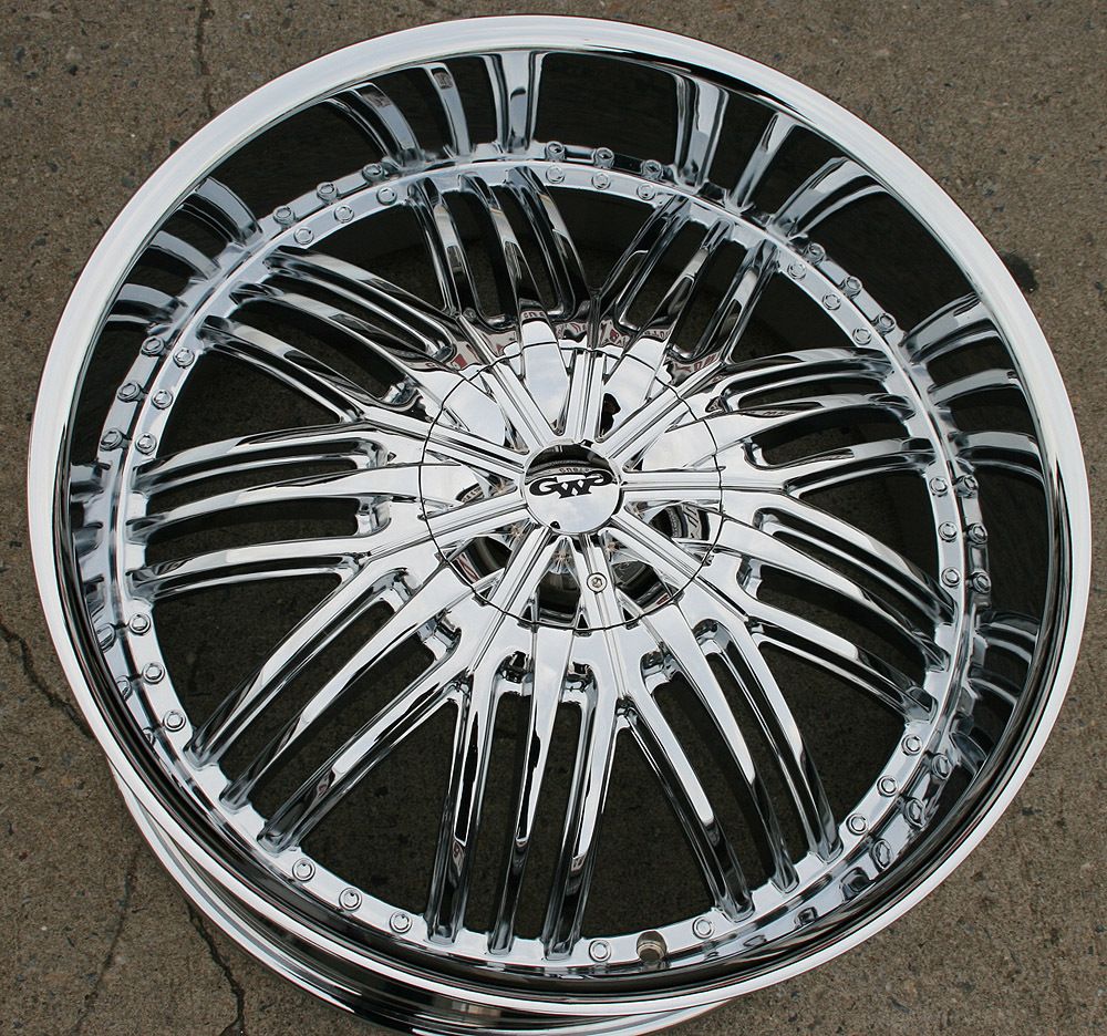 GWG Assasin G24 24 Chrome Rims Wheels Chevrolet Trailblazer