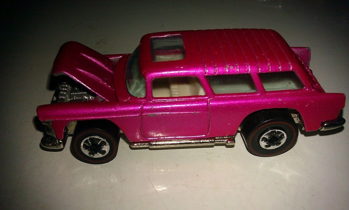 Vintage Hot Wheels Redline Series 1969 Pink Original Chevy Classic