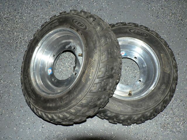 156 Front Yamaha Douglas Wheels Rims ITP MX Tires YFZ450 Banshee