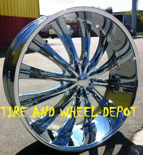 24 inch B15 Rims and Tires Envoy Trailblazer Navigator F 150