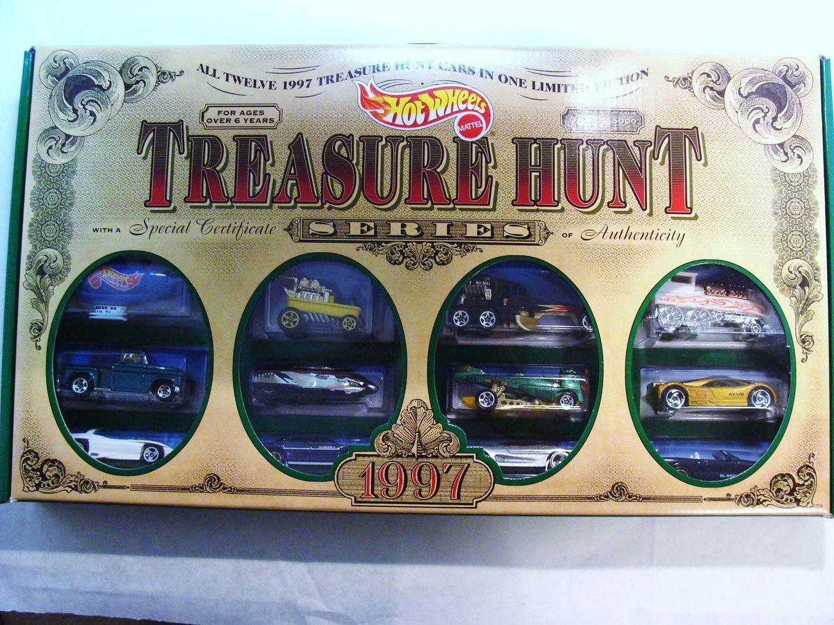 Hot Wheels 1997 Treasure Hunt JC Penny Box Set Unopened Mint In Mint