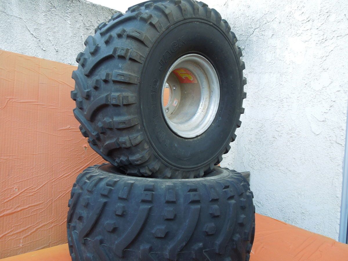 JACK TIRES DOUDLAS WHEELS TRX 250 R 450R 400 EX 300 LTZ LTR KFX 4 /144