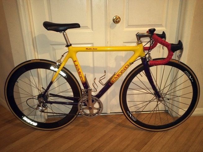  Lemond Maillot Jaune OCLV Carbon Fiber Campagnolo Record Zipp Wheels