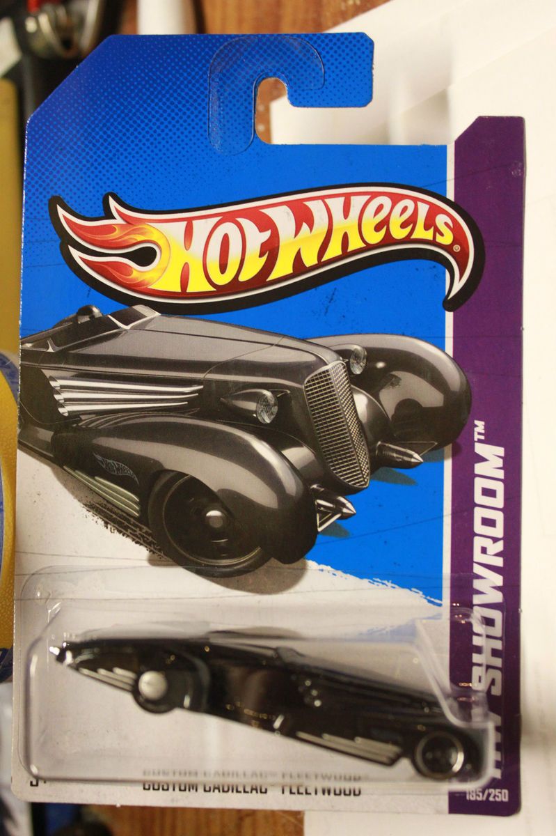 HOT WHEELS 2013 HW SHOWROOM 185 250 CUSTOM CADILLAC FLEETWOOD BLACK WW