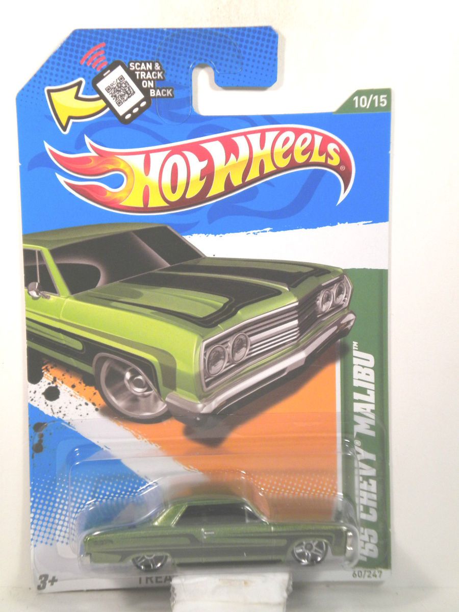 Treasure Hunt Green 65 Chevy Malibu 10 15 60 247 Hot Wheels