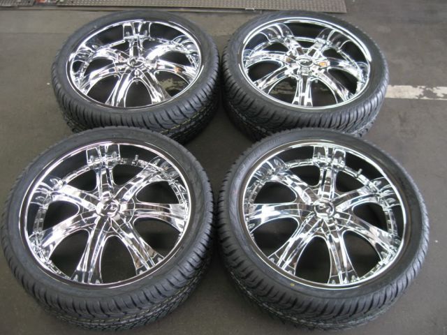 22 Wheels Rims Tires Escalade Suburban Tahoe Denali 24