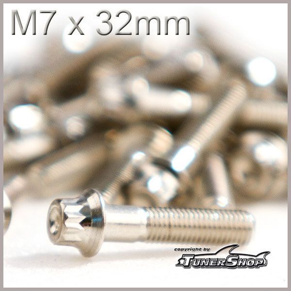 160 Split Rim Bolts Screws M7X32 Chrome BBs oz RH