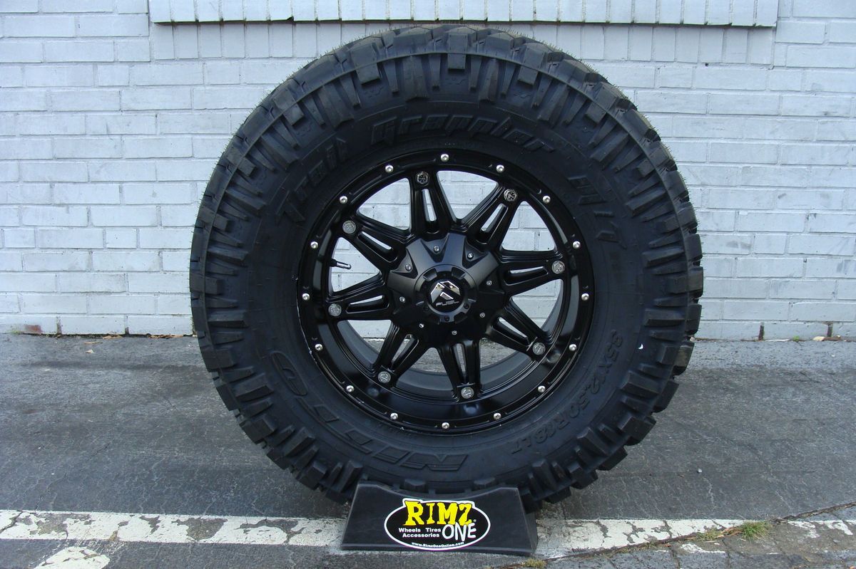 Hostage Black Nitto Trail 295 70 18 34 Tires Rimzoneonline