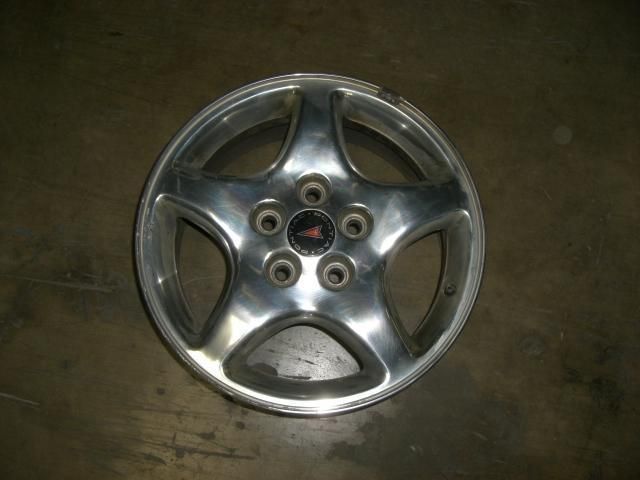 GRAND PRIX Wheel Rim 16x6 1 2 alum 5 straight spokes polished 6529 434